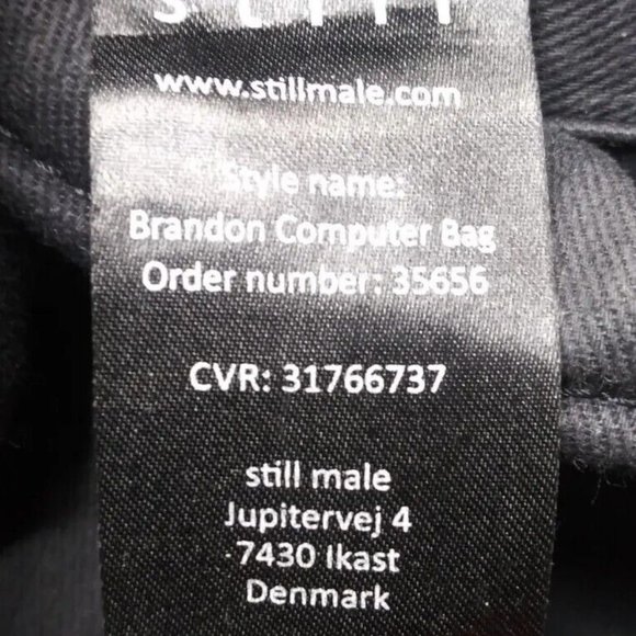 STILL Men's Leather Briefcase BRANDON Computer Bag Nordic Man Bag Denmark - Picture 10 of 10